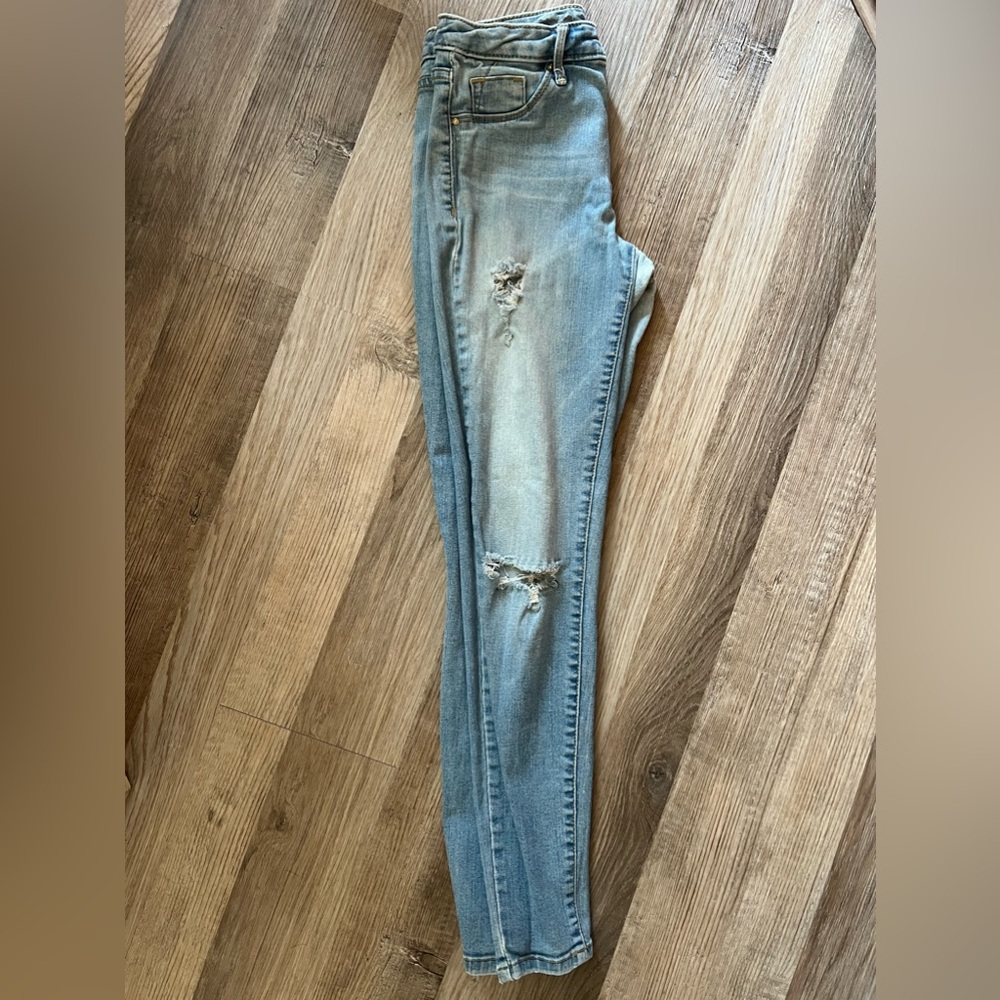 Mossimo & Supply Co. distressed skinny jeans